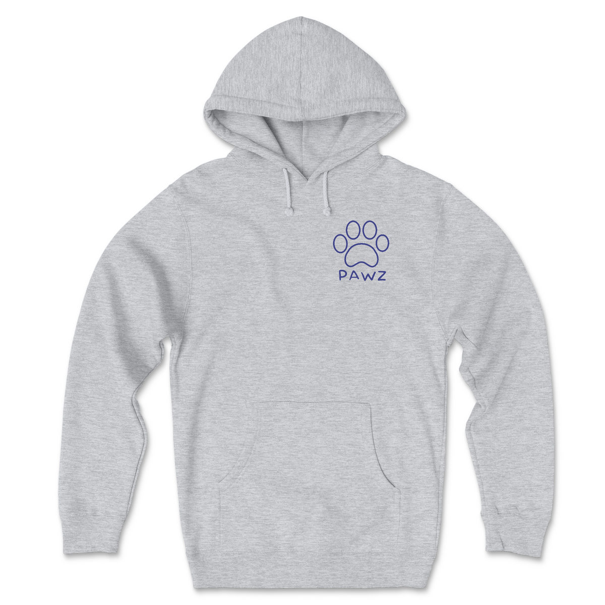 Dog Mom Flag (Back Print) (Adult Hoodie)