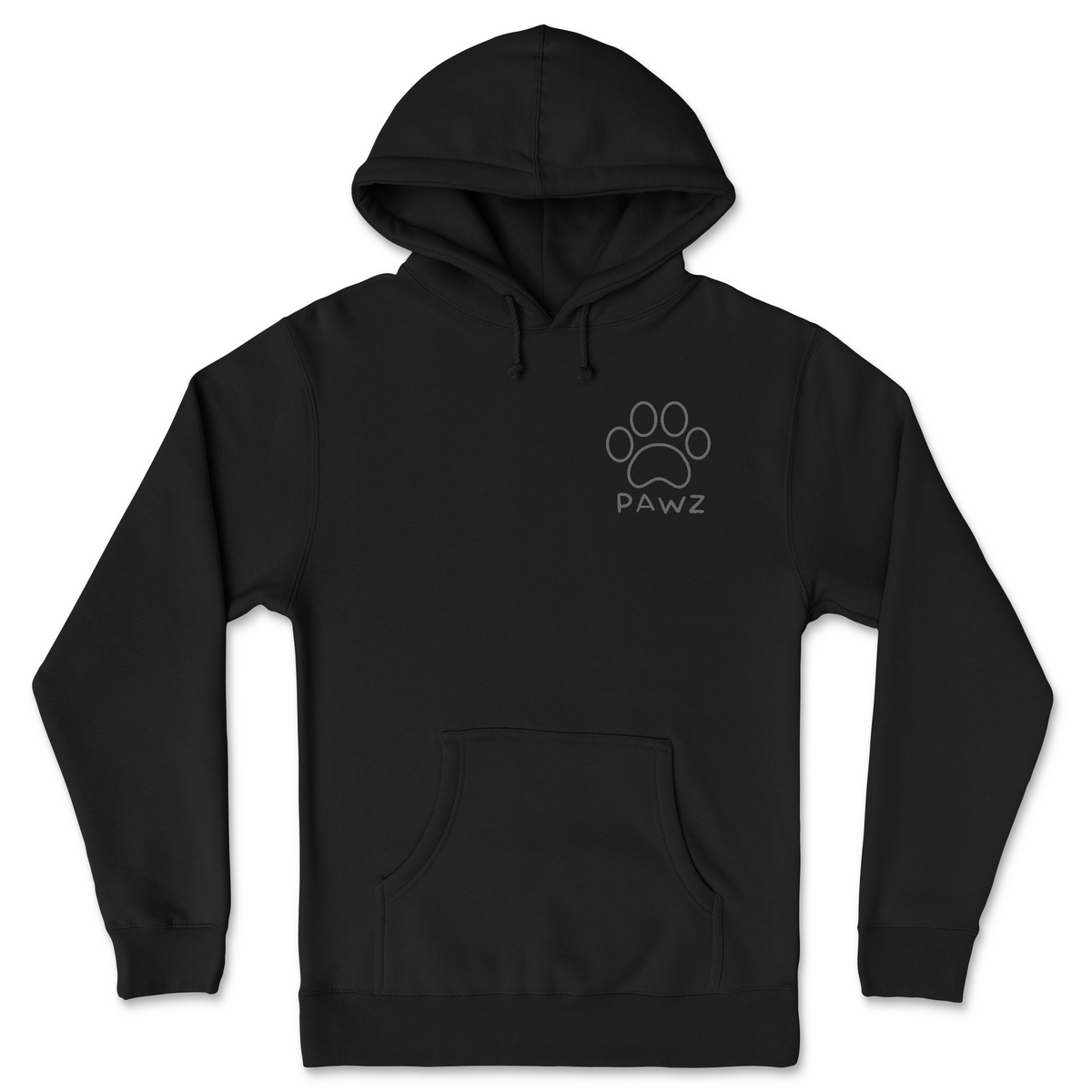 B/W Vertical Flag Paw (Adult Hoodie) Super Sale