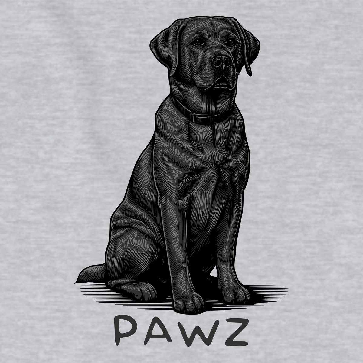 Black Labrador Retriever (Adult Hoodie) (Super Sale)