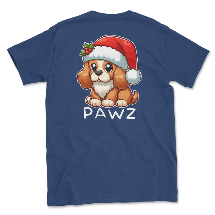 Cocker Spaniel Christmas (Adult Short Sleeve T-Shirt)