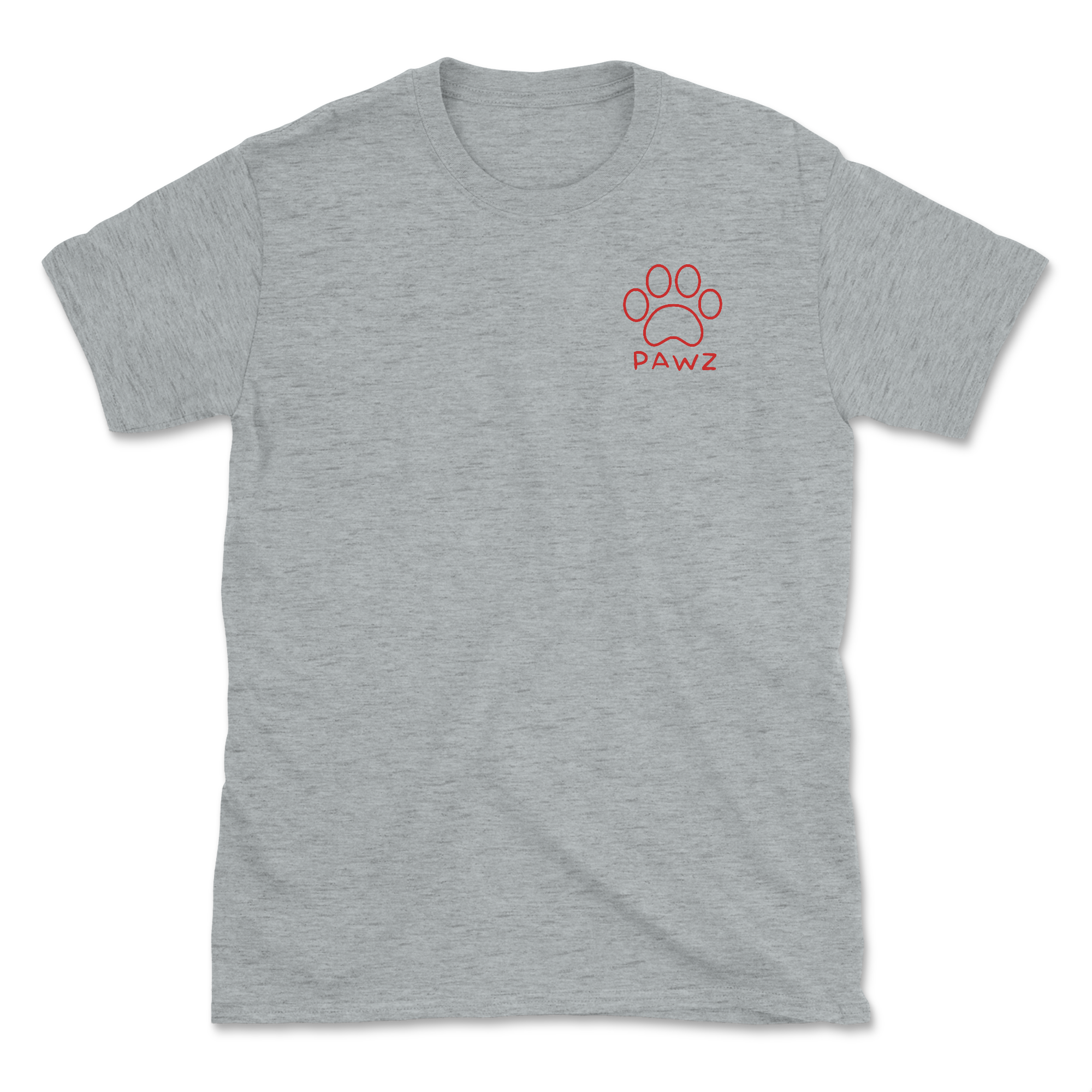 Texas Flag Paw (Adult Short Sleeve T-Shirt) (100% Donation)