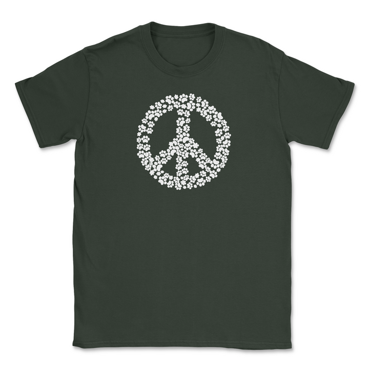 Peace Pawz (Adult Short Sleeve T-Shirt)