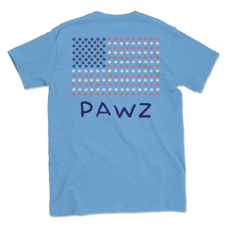 Flag Pawz (Adult Short Sleeve T-Shirt)