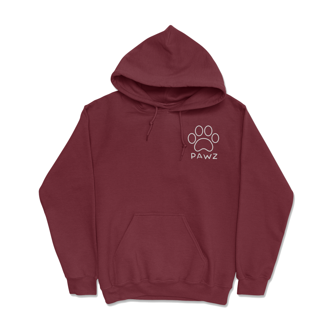 Dog Treatz - Maroon/ Grey (Adult Hoodie)