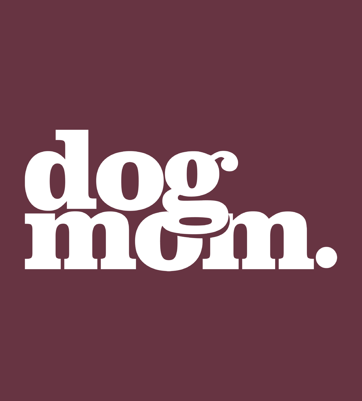 Dog Mom - Maroon (Adult Crewneck) super sale
