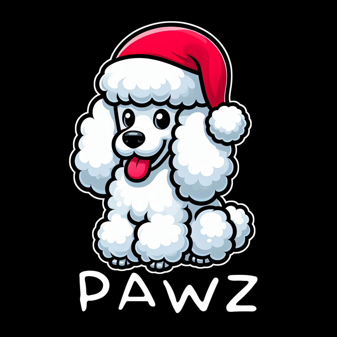 Poodle Christmas (Adult Short Sleeve T-Shirt)